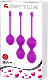 Pretty Love Kegel Exerciser Ball Kit Purple Love Eggs and Kegel Exercisers